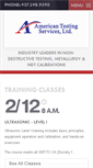 Mobile Screenshot of americantestingservices.com